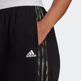 Adidas Womens Camouflage 3-Stripes Pants - Black