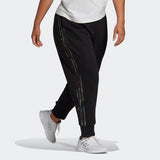 Adidas Womens Camouflage 3-Stripes Pants - Black