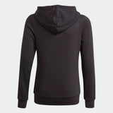 Adidas Girls Essentials Full-Zip Hoodie - Black/White