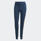 Adidas Womens Essentials Logo Colorblock Pants - Crew Navy/Clear Pink