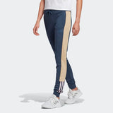 Adidas Womens Essentials Logo Colorblock Pants - Crew Navy/Clear Pink