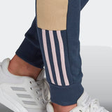 Adidas Womens Essentials Logo Colorblock Pants - Crew Navy/Clear Pink