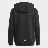 Adidas Boys Essentials Logo Hoodie - Black/White
