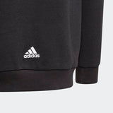 Adidas Boys Essentials Logo Hoodie - Black/White