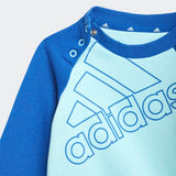 Adidas Infants Big Logo Jogger Set  - Hazy Sky/Royal Blue