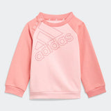 Adidas Infants Essential Logo Jogger Set - Light Pink / Hazy Rose