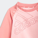 Adidas Infants Essential Logo Jogger Set - Light Pink / Hazy Rose