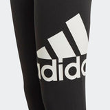 Adidas Girls Big Logo Leggings  - Black/White