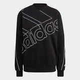 Adidas Womens Favorite  Logo Sweatshirt - Black/White