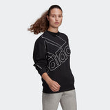 Adidas Womens Favorite  Logo Sweatshirt - Black/White