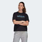 Adidas  Womens Graphic Tee - Black/White