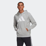 Adidas Mens  Sportswear Badge Of Sport Hoodie - Medium Grey Heather