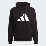 Adidas Mens Future Icons Logo Graphic Hoodie - Black