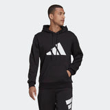 Adidas Mens Future Icons Logo Graphic Hoodie - Black