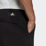 ADIDAS MEN SPORTSWEAR FUTURE ICONS LOGO GRAPHIC PANTS - Black