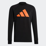 Adidas Mens Sportswear Lightweight Sweatshirt - Black