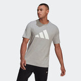 Adidas Mens Fi  Bos  A T-Shirt  - Medium Grey Heather/White