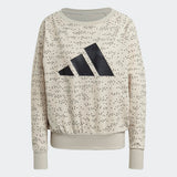 Adidas Womens Winners Crew Sweatshirt - Aluminium/Black