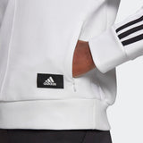 Adidas Womens Wrapped 3-Stripes Sweatshirt - White/Black