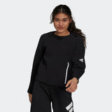 Adidas Women Z.N.E Sportswear Sweatshirt  - Black