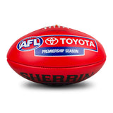 Sherrin AFL Replica  Footy Game Ball - Red