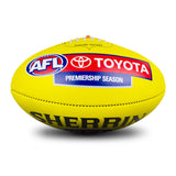 Sherrin AFL Replica Footy Game Ball - Yellow