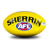 Sherrin AFL Replica PVC Footy Ball -Yellow