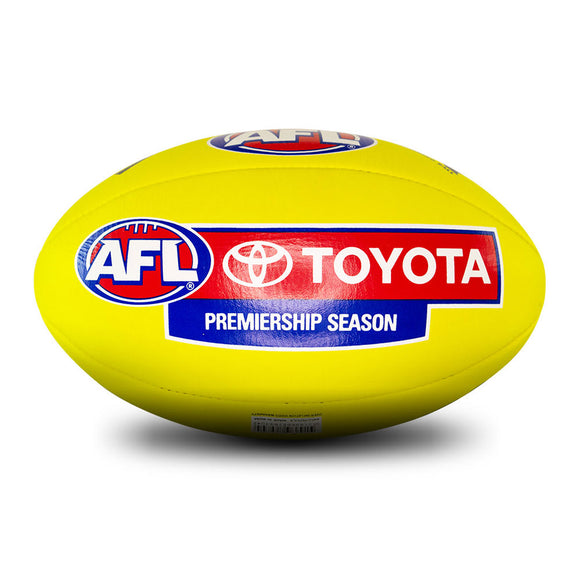 Sherrin AFL Replica Training Footy Ball - Yellow