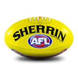 Sherrin AFL Replica Training Footy Ball - Yellow