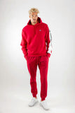 Champion Mens Sporty Panel  Track Pant - Cherry Wine