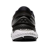 Asics Womens Gel-Nimbus 22 ( D)  Running Shoe - White/Black