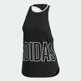 Adidas Women'S Alphaskin Graphic Tank Top - Black