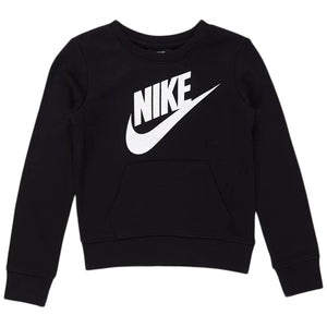 Nike Girls Futura Crew Jumper - Black