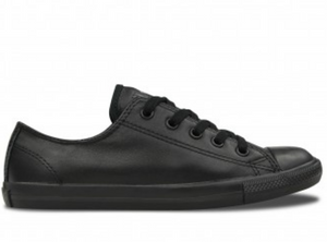 Converse Womens  Chuck Taylor All Star Dainty Leather  Ox  Shoe - Black