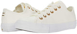 Converse Womens Chuck Taylor All Star Ox-Leather Low  Shoes - Egret/Gold/White