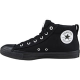 Converse Unisex Chuck Taylor All Star  Street Mid Casual Shoes - Black