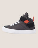 Converse Junior Chuck Taylor All Star Superplay Knit Laced High Top Shoe - Storm Wind/Black/Bright Poppy