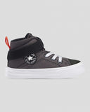 Converse Chuck Taylor Toddlers Superplay  Knit Laced Hi Top- Storm Wind/Black/Bright Poppy