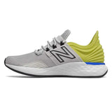 New Balance Fresh Foam Roav Kids Running Shoe - Aluminium/Yellow/Black