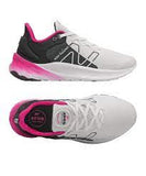 New Balance Womens Roav V2 Running Shoe - White/Black/Pink