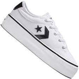 Converse Womens  Star Replay Platform Shoe - White/Black