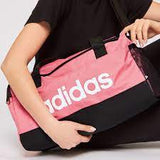 Adidas Essentials Logo Duffel Bag (Xs) -Hazy Rose/Black/White