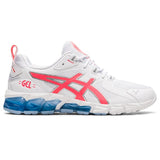 Asics Womens Gel-Quantum 180 Running Shoe - `White/Blazing Coral