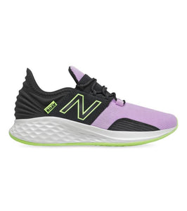 New Balance Kids  Roav V1 Running Shoes - Black/Dark Violet Glo