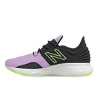 New Balance Kids Fresh Foam Roav V1 Running Shoes - Black/Dark Violet Glo