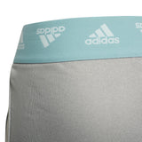 Adidas Girls Up2Move Pant - Medium Grey Heather/Mint