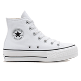 Converse Womens Chuck Taylor All Star Canvas Lift High Top - White