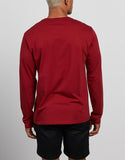 Champion Mens  Script Long Sleeve Tee - Dusty Clay