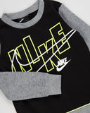 Nike Baby & Toddlers French Terry Crew Set - Carbon Heather