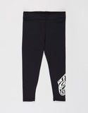 Nike Girls Zebra Electric Zebra Leggings  - Black/Vapor Green